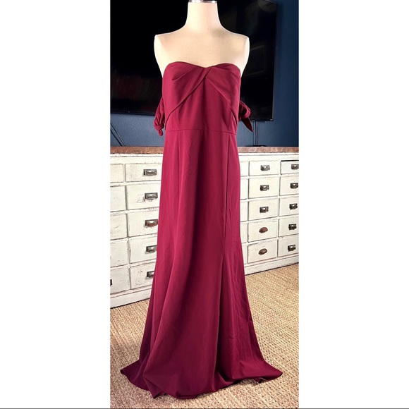 Anthropologie Watters & Watters Delilah Formal Maxi Dress 18W